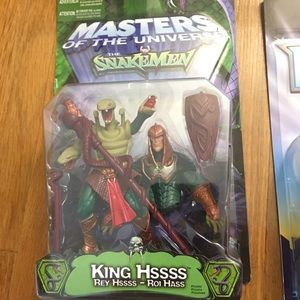 Masters of universe snake men action figure rare